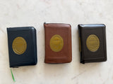 The Quran - Arabic Only Pocket Sized Holy Quran | Leather Cover & Zippered Case