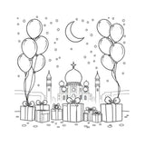 Islamic Coloring Book for Kids and Adults