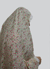 Salah Gift Set (Floral Prayer Mat + Full Length Chador)