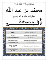 Morals of the Masumeen (Suggested Ages: 4-8)