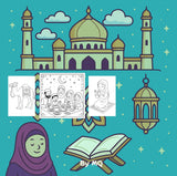 Islamic Coloring Book for Kids and Adults