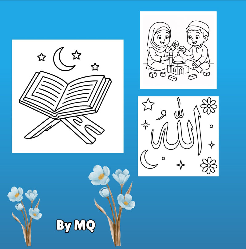 Islamic Coloring Adventures - A Joyful Journey Through Faith & Fun (Suggested Ages 3-8)