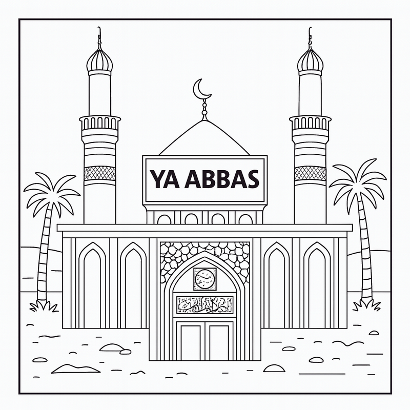 Ya Hussain (A.S.) Coloring Book (Suggested Ages 3-10)